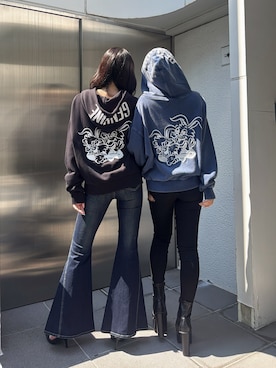 「GYDA（ジェイダ）のアイテム（パンプス）」を使った、miyuさん（レディース・160cm）の秋コーディネート