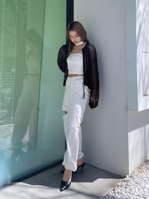 Square gydaパイルパンツ【SETUP着用可】｜ジェイダ（GYDA