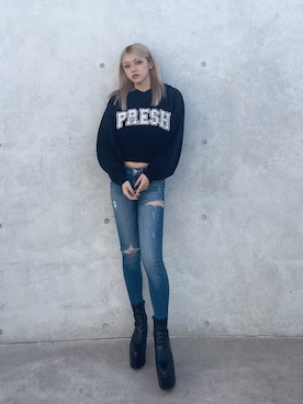 miyuさん（レディース・160cm）の冬コーディネート