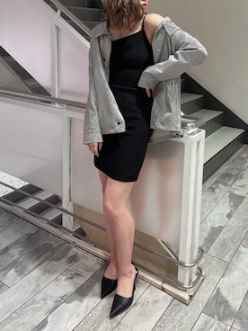 「GYDA（ジェイダ）のアイテム（テーラードジャケット）」を使った、miyuさん（レディース・160cm）の春コーディネート