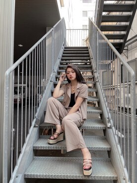 miyuさん（レディース・160cm）の夏コーディネート