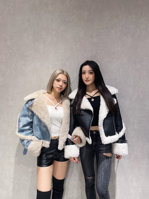 ハイウエストフェイクレザーショートパンツ（その他パンツ）｜GYDA