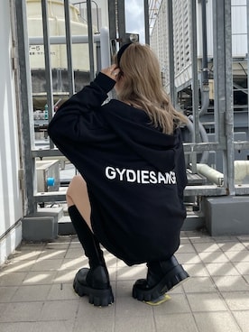 「GYDA（ジェイダ）のアイテム（その他ヘアアクセサリー）」を使った、miyuさん（レディース・160cm）の秋コーディネート