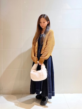 「短丈」｜「アイテム（ワンピース/ドレス）」を使った、kody0319さん（レディース・152cm）の秋コーディネート