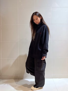 「152cm」｜「アイテム（スウェット）」を使った、kody0319さん（レディース・152cm）の秋コーディネート