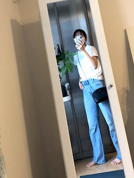 「ユニクロU」｜「アイテム（その他シューズ）」を使った、hadacさん（レディース・160cm）の夏コーディネート