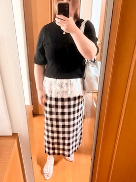 「SESTO（セスト）のアイテム」を使った、chiroru0827さん（レディース・160cm）の夏コーディネート