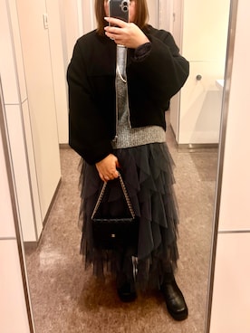 「CHANEL（シャネル）のアイテム」を使った、chiroru0827さん（レディース・160cm）の冬コーディネート