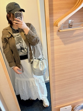 「SHIPS（シップス）のアイテム」を使った、chiroru0827さん（レディース・160cm）の春コーディネート