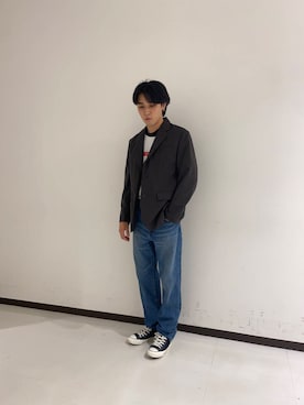 「アイテム（その他アウター）」を使った、shunnosuさん（メンズ・177cm）の夏コーディネート