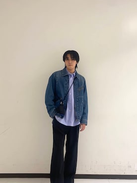 「URBAN RESEARCH（アーバンリサーチ）のアイテム（デニムジャケット）」を使った、shunnosuさん（メンズ・177cm）の春コーディネート