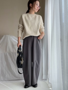 「nissen（ニッセン）のアイテム」を使った、piiyaさん（レディース・152cm）の秋コーディネート
