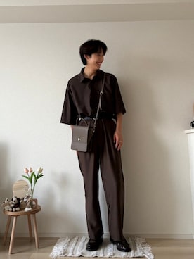「LAKOLE（ラコレ）のアイテム（トップス）」を使った、たつきさん（メンズ・175cm）の夏コーディネート