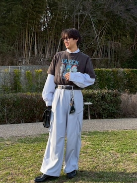 たつきさん(メンズ・175cm)の春コーディネート