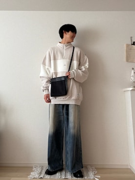 「アイテム（スウェット）」を使った、たつきさん（メンズ・175cm・20代）の秋コーディネート