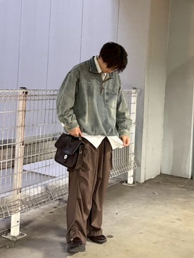 「RAGEBLUE（レイジブルー）のアイテム」を使った、たつきさん（メンズ・175cm）の冬コーディネート