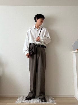 「GU」｜たつきさん（メンズ・175cm・20代）の秋コーディネート
