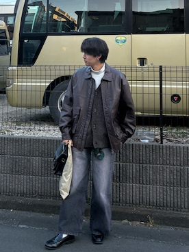 「tk.TAKEO KIKUCHI（ティーケータケオキクチ）のアイテム」を使った、たつきさん（メンズ・175cm）の冬コーディネート