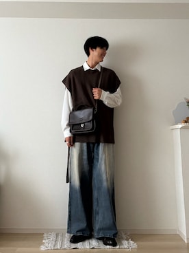 「RAGEBLUE（レイジブルー）のアイテム」を使った、たつきさん（メンズ・175cm）の秋コーディネート