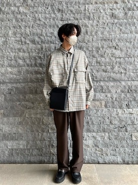 「CPCM」｜「アイテム（ローファー）」を使った、たつきさん（メンズ・175cm）の春コーディネート