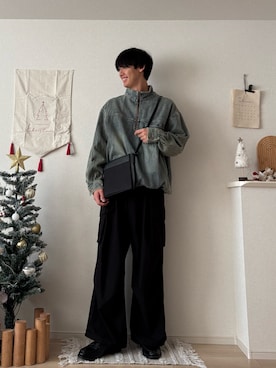 「アイテム（その他トップス）」を使った、たつきさん（メンズ・175cm）の秋コーディネート