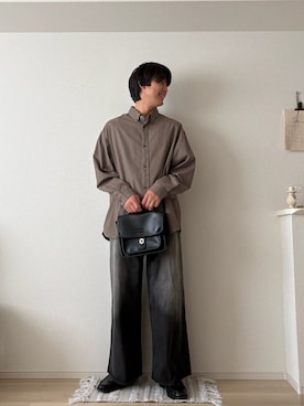 「RAGEBLUE（レイジブルー）のアイテム（トップス）」を使った、たつきさん（メンズ・175cm）の春コーディネート