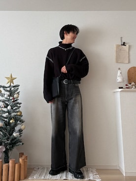 「SENSEOFPLACE」｜たつきさん（メンズ・175cm）の秋コーディネート