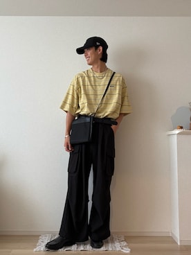 「niko and...（ニコアンド）のアイテム」を使った、たつきさん（メンズ・175cm）の夏コーディネート
