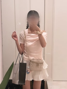 「RANDA（ランダ）のアイテム」を使った、misakiさん（レディース・160cm）の夏コーディネート