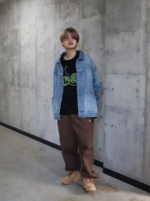 KEBOZ（ケボズ） デニムジャケット gジャン DAMAGED DENIM JACKET