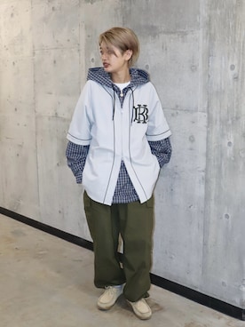 「KEBOZ（ケボズ）のアイテム」を使った、jumisaさん（レディース・160cm）の春コーディネート