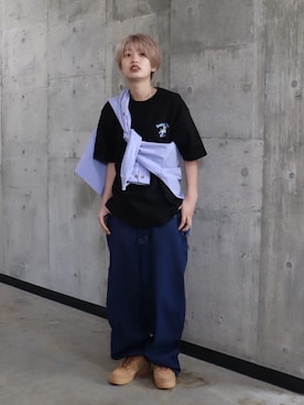 「KEBOZ（ケボズ）のアイテム」を使った、jumisaさん（レディース・160cm）の春コーディネート