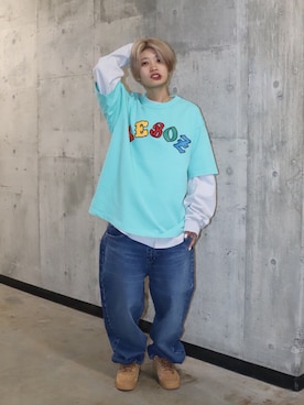 「KEBOZ（ケボズ）のアイテム」を使った、jumisaさん（レディース・160cm）の春コーディネート