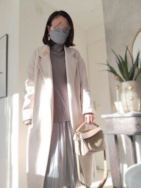 チェスターコートを使った チュールスカート の人気ファッションコーディネート Wear