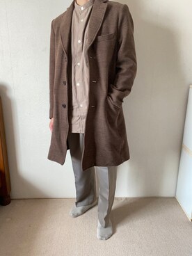 「CIAOPANIC TYPY（チャオパニックティピー）のアイテム（トレンチコート）」を使った、nairuさん（メンズ・163cm）の秋コーディネート