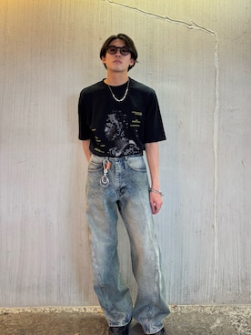 「アイテム（キーケース/キーアクセサリー）」を使った、nairuさん（メンズ・163cm）の夏コーディネート