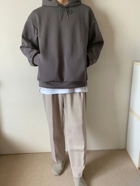 「UNIQLO（ユニクロ）の50色ソックス（消臭機能付き）（ソックス/靴下）」を使った、nairuさん（メンズ・163cm）の秋コーディネート