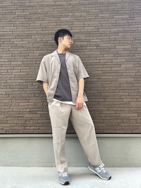 「voov（ブーブ）のアイテム」を使った、nairuさん（メンズ・163cm）の夏コーディネート