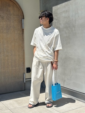 「アイテム（ピアス（両耳用））」を使った、nairuさん（メンズ・163cm）の夏コーディネート