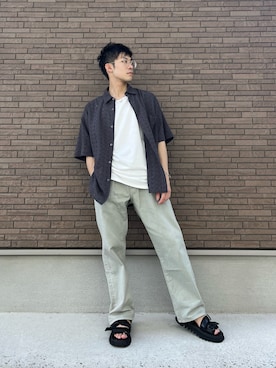 「voov（ブーブ）のアイテム」を使った、nairuさん（メンズ・163cm）の夏コーディネート