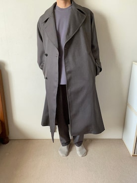 「WYM LIDNM（ウィム バイ リドム）のMILANO RIB HEAVY WEIGHT PO KNIT（ニット/セーター）」を使った、nairuさん（メンズ・163cm）の秋コーディネート