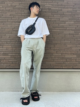 「voov（ブーブ）のアイテム」を使った、nairuさん（メンズ・163cm）の夏コーディネート