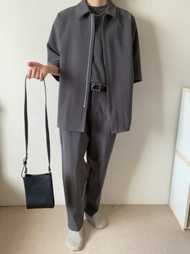 「UNIQLO（ユニクロ）の50色ソックス（消臭機能付き）（ソックス/靴下）」を使った、nairuさん（メンズ・163cm）の秋コーディネート