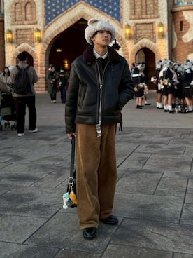 「アイテム（フォーマルスーツ/小物）」を使った、nairuさん（メンズ・163cm・20代）の冬コーディネート