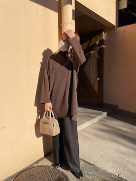 「消えそうな色コーデ」｜「アイテム（その他）」を使った、yuiさん（レディース・158cm）の冬コーディネート
