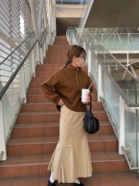 「お洒落さんと繋がりたい」｜「アイテム（その他）」を使った、yuiさん（レディース・158cm）の冬コーディネート