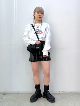 渡辺楓さん(レディース・150cm)の春コーディネート