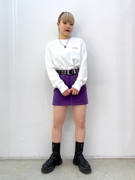 渡辺楓さん（レディース・150cm）の春コーディネート