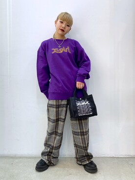 渡辺楓さん（レディース・150cm）の冬コーディネート