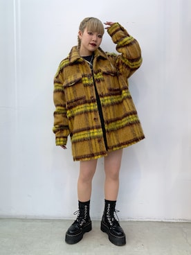 渡辺楓さん（レディース・150cm）の冬コーディネート